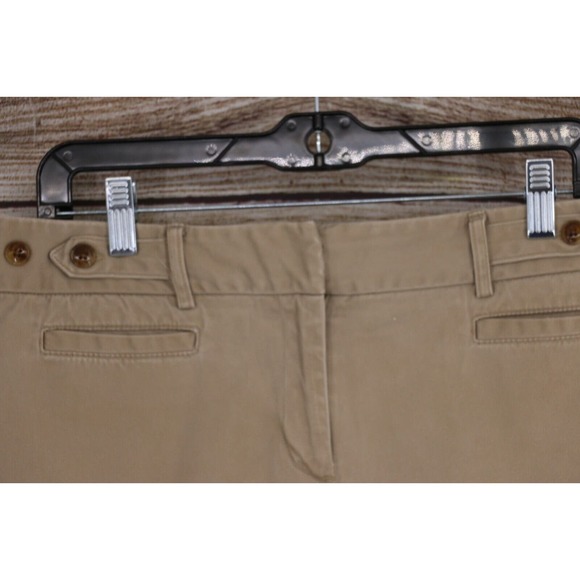 VINTAGE George Womens Wide Leg High Rise Cropped Pants Size 10 Khakis - Picture 7 of 11